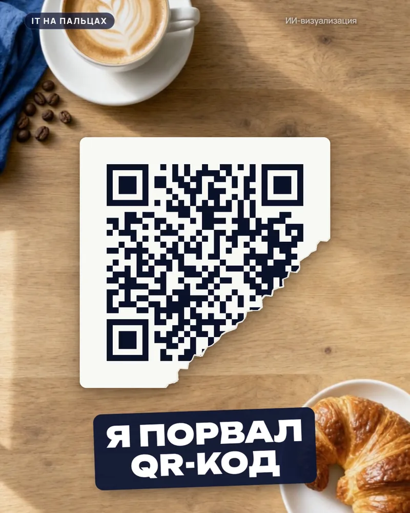 Почему порванный QR-код всё равно читается телефоном